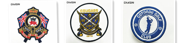Eco Friendly Sports Team Patches Twill College Football Team Patches
