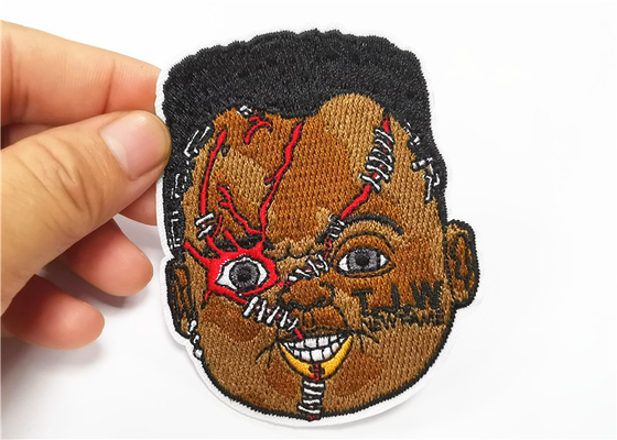 China Rock  Cool Embroidered Patches No Minimum Customized Pattern And Size supplier