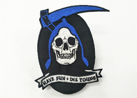 Bright Color Motorcycle Biker Patches Fashionable  Eco Friendly Material