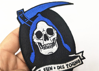 Bright Color Motorcycle Biker Patches Fashionable  Eco Friendly Material