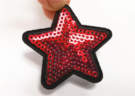 Laser Cut Border Sequin Patches For Clothes Eco Friendly Recycled Material