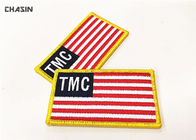Custom USA Flag Military Style Patches Hook On Uniform Arm