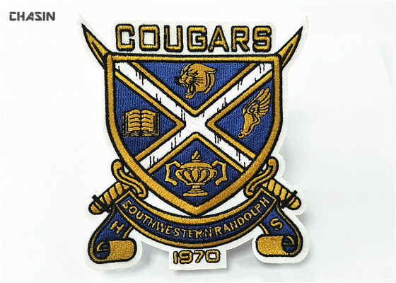 China Eco Friendly Sports Team Patches Twill College Football Team Patches supplier